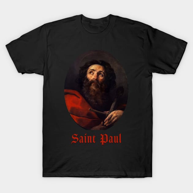 Saint Paul Apostle T-Shirt by Brasilia Catholic